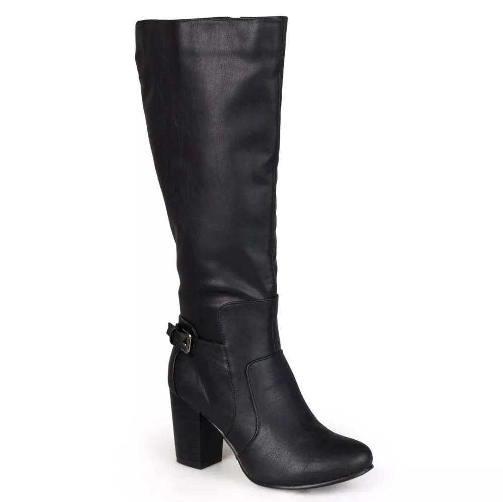 Bella Vita Wide Calf Black Over the Knee Boots